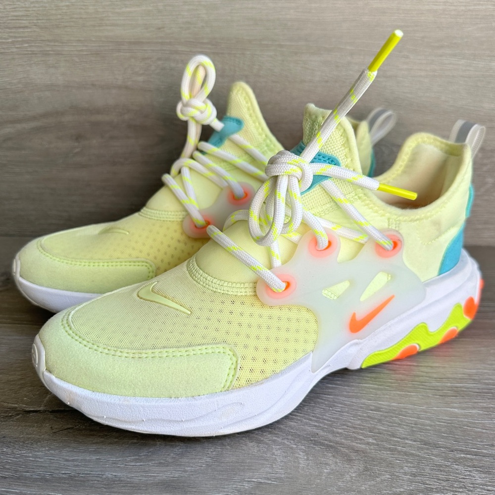Nike Women's Sneakers - Yellow, Blue, and Orange